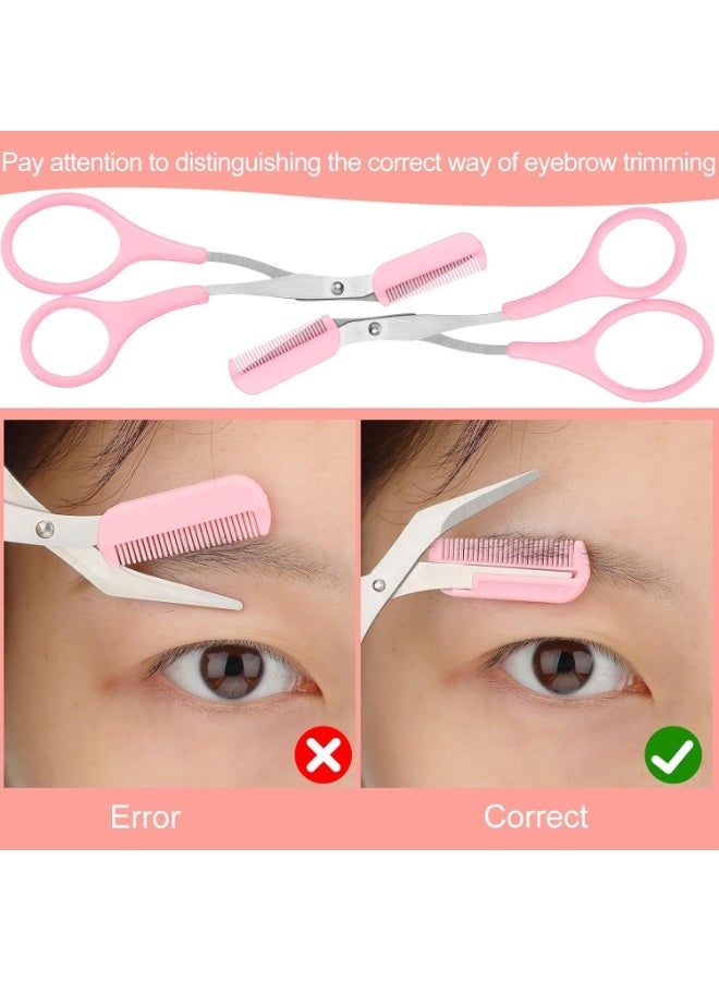 KIKI Precision Facial Hair Trimming Scissors – Built-In Comb Design for Clean, Even Eyebrow and Beard Shaping - Image 4